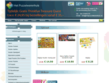 Tablet Screenshot of hetpuzzelwarenhuis.nl
